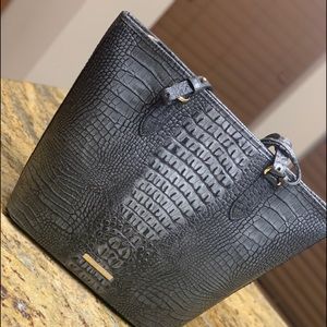 Brahmin Asher Charcoal Sparrow BRAND NEW